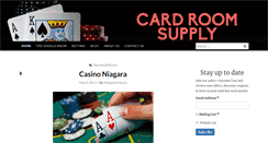 Desktop Screenshot of cardroomsupply.com